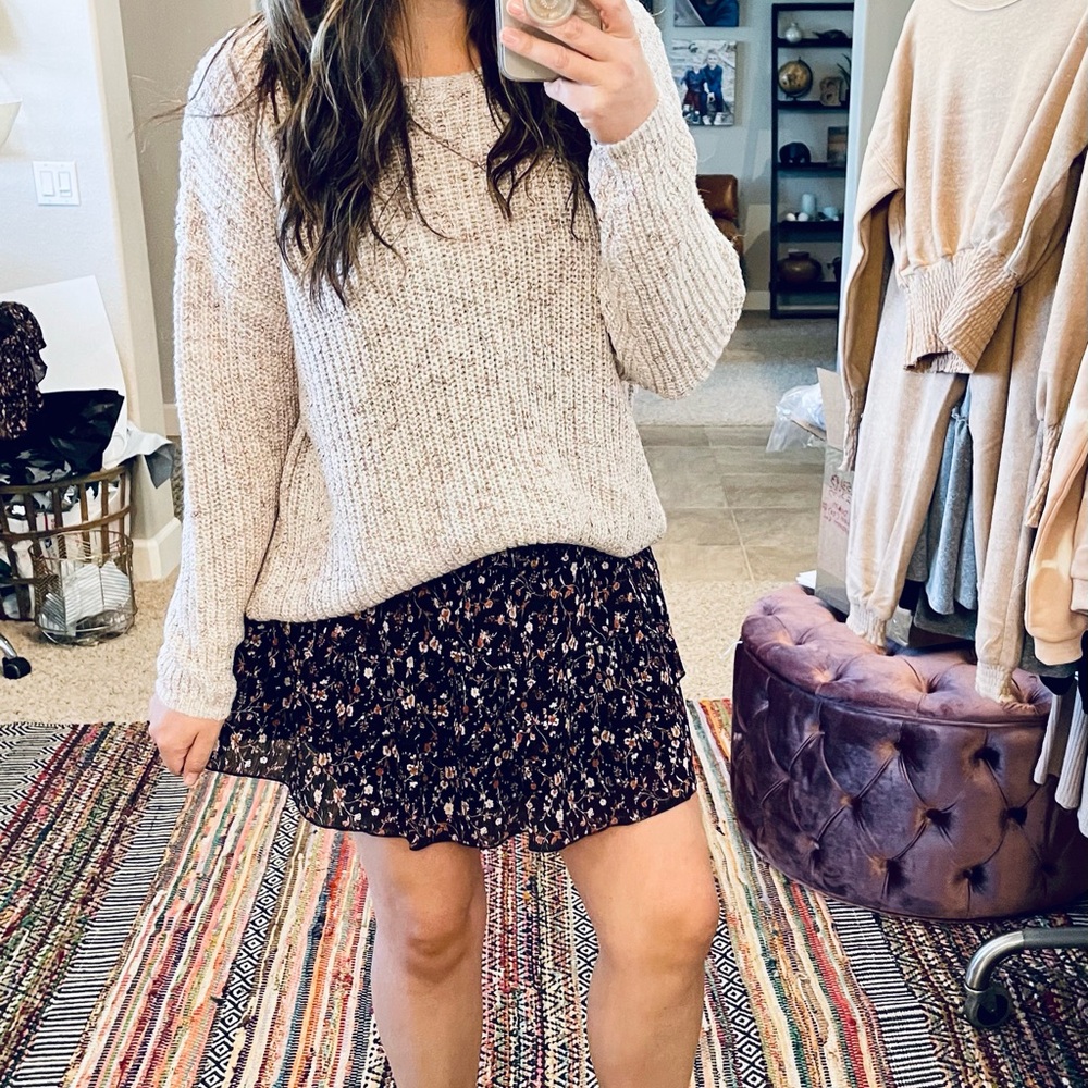 Oversized cozy sweater